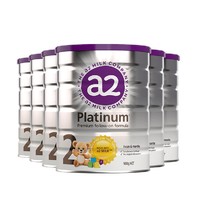 a2 艾尔 Platinum 白金系列 婴儿奶粉 2段 900g 6罐