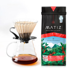 哥伦比亚进口 玛蒂滋(MATIZ)深度烘焙研磨咖啡粉 340g *2件