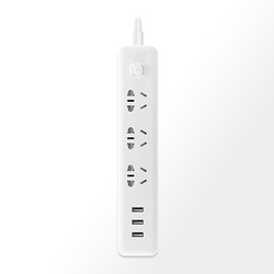 公牛小白USB插座 插线板/插排/排插/拖线板 3USB+3孔1.8米B403U *2件
