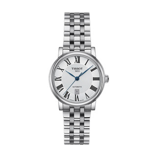 TISSOT 天梭 卡森臻我系列 T122.207.11.033.00 钢带机械女表