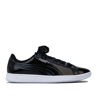 PUMA Vikky Ribbon Patent Trainers 女士休闲运动鞋