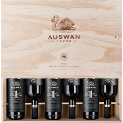 AUSWAN CREEK 天鹅庄 澳洲原瓶原装进口红酒 天鹅庄干红葡萄酒红酒礼盒 1号精选西拉整箱750ml*6