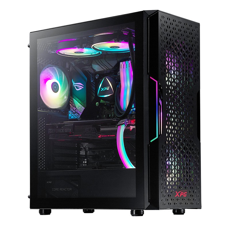 ADATA 威刚 入侵者烈日 ATX机箱 半侧透 黑色