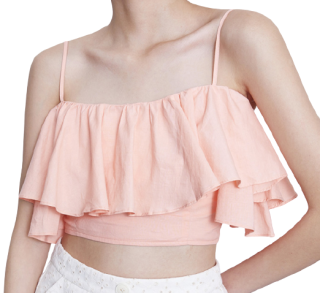 商品urbanrevivo女士一字领吊带背心yl18s2en2002浅粉色s