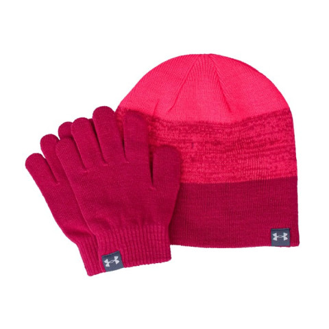 underarmour安德玛女童帽子手套套装