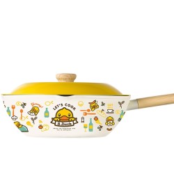 COOKER KING 炊大皇 小黄鸭联名款不粘炒锅 28cm