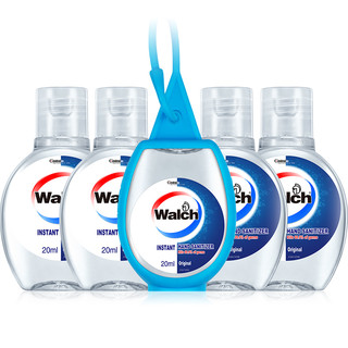 Walch 威露士 免洗洗手液搓手液20ml*5瓶儿童便携装凝胶学生成人通用