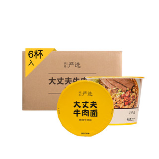 YANXUAN 网易严选 方便面冻干牛肉面 非油炸面条速食 大丈夫款 私房牛肉味：101克