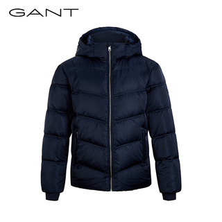 GANT 甘特 18F7001542 男士短款连帽羽绒服