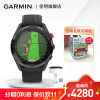 Garmin佳明Approach S62高尔夫GPS触控智能手表 黑色+CT10（3只装）