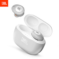 JBL TUNE120TWS 真无线蓝牙耳机 入耳式运动耳机 通用苹果华为小米安卓手机 双耳通话 玉石白