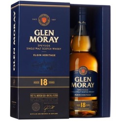 cdf会员购！Glen Moray 格兰莫雷 18年 斯佩塞 单一麦芽 威士忌 700ml