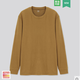 UNIQLO 优衣库 430382 男款HEATTECH摇粒绒圆领套头衫