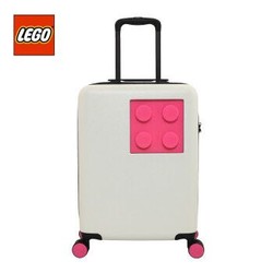 LEGO乐高拉杆箱20英寸登机箱万向轮旅行行李硬箱 米白20152
