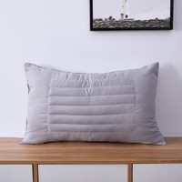 移动端：雲上舒 护颈枕芯荞麦两用枕头  灰色 (42*70cm)一只装