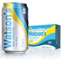 Watsons屈臣氏 盐味苏打汽水 330ml*24罐 *2件