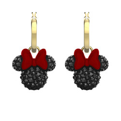 Swarovski施华洛世奇 Mickey and Minnie 黑色耳环 5566692