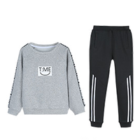 ABCKIDS 男童套头运动两件套 花灰 90cm