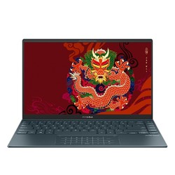 ASUS 华硕  灵耀14 锐龙版 14英寸笔记本电脑（R7-4700U、16GB、512GB、100%sRGB）松木青