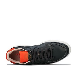 adidas 阿迪达斯 Supercourt 男士休闲运动鞋 EF9182 黑/橙 40.5