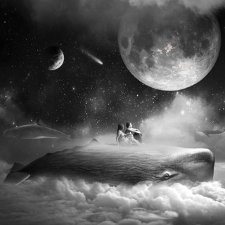 波兰艺术家 托马什·扎切纽克 做皮《梦之海》Moonwhale