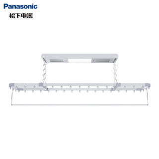 松下/Panasonic 智能升降电动晾衣架 旋转环形杆+3直杆+晾晒篮  35KG承重 CWF-HC20LLC-W(白)