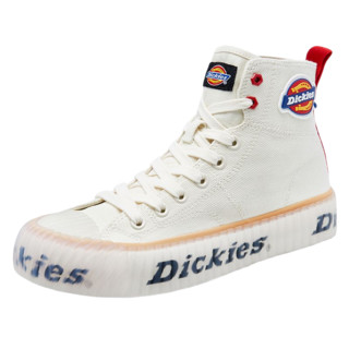 Dickies 帝客 中性拼色高帮系带平底帆布鞋RH203N50LXS41