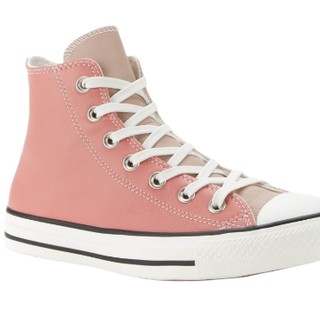 Converse匡威 Chuck Taylor All Star Hi-Top 女士高帮帆布鞋 蜜桃粉色