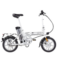 DAHON 大行 KEA412RM 电动助力车 TDT001Z  48V10Ah锂电池 白色 14英寸