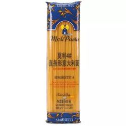 moli 莫利 4#直条形意大利面 500g *5件