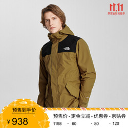 TheNorthFace北面硬壳夹克男户外防水透气上新|4NEK 173/棕色 M