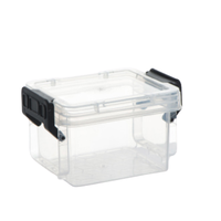 Citylong 禧天龙 大力士系列 X-6070 塑料有盖收纳箱 透明 90*68*51cm