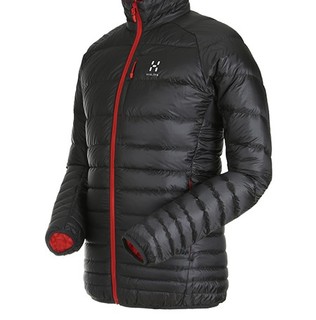 HAGLOFS ESSENS III DOWN JACKET MEN 男士户外羽绒衣 603063-2F8 深灰色/桔红色 S