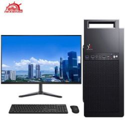 和谐号 办公商用游戏台式电脑主机组装整机(AMD九代八核处理器A9-9820/8g/256g 无线WiFi )21.5英寸套餐