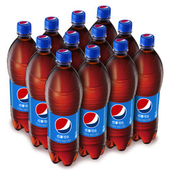 百事可乐 Pepsi 汽水碳酸饮料 1.25L*12瓶 整箱装 新老包装随机发货 百事出品 *6件
