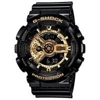 G-Shock XL 黑金系列 GM-110 防水防震防磁运动男表