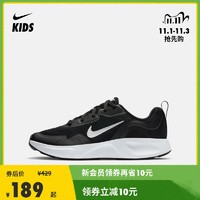 Nike 耐克 NIKE WEARALLDAY (GS) 大童运动童鞋 CJ3816 100-白色/黑/闪电深红 36码