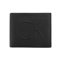 考拉海购黑卡会员：Calvin Klein 卡尔文·克莱 男士短款真皮LOGO钱包