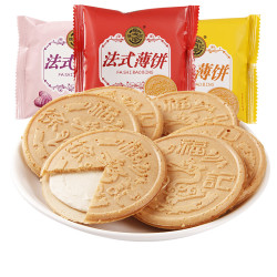徐福记法式薄饼饼干500g多少钱 什么值得买
