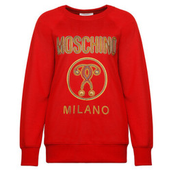 MOSCHINO 莫斯奇诺 双问号系列 E J1709 0529 4115 40 女士圆领卫衣运动衫