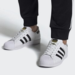 adidas 阿迪达斯 三叶草 SUPERSTAR 男女款经典运动鞋(金标)