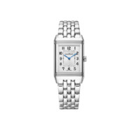 JAEGER-LECOULTRE 积家 Reverso翻转系列 Q2548140 24.4mm 女士机械手表 银盘 银色精钢表带 方形