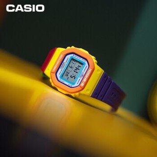 CASIO 卡西欧  G-SHOCK 霓虹多彩系列 DW-5610DN-9 防震防水电子表