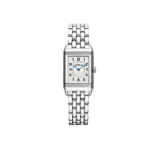 积家 Reverso翻转系列 Q2608140 21mm 女士机械手表 银盘 银色精钢表带 方形