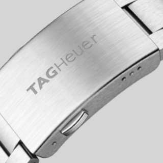 TAG Heuer Formular1系列 WAZ1018.BA0842 43mm 男士石英手表 黑盘 银色精钢表带 圆形