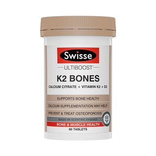 Swisse 斯维诗 瑞思 K2钙维生素D骨骼片 90片