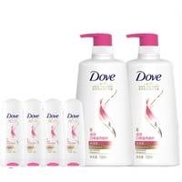 88VIP：Dove 多芬 日常滋养修护套装（700ml*2 + 100ml*4）+赠精华素100ml+洗发乳100ml+洗发乳100ml