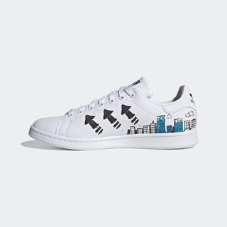 adidas Originals Superstar 迪士尼米奇联名款 中性运动板鞋 GZ8841 白/白/一号黑