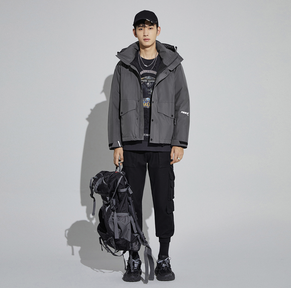 首页 服饰鞋包 男装 男外套 男士羽绒服 peacebird men/太平鸟风尚