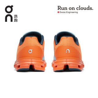 On昂跑 减震透气稳定支撑男款路跑鞋 Cloudstratus Orange | Wash 橙/灰蓝 43 US(M9.5)